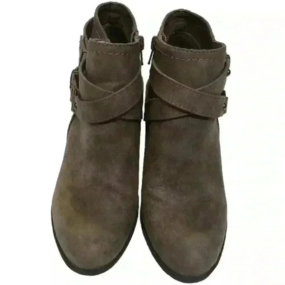 Indigo Rd Ladies Tan Ankle Booties zip sides size 7.5M - Picture 2 of 5